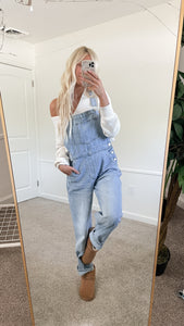 Oversized Denim Overalls