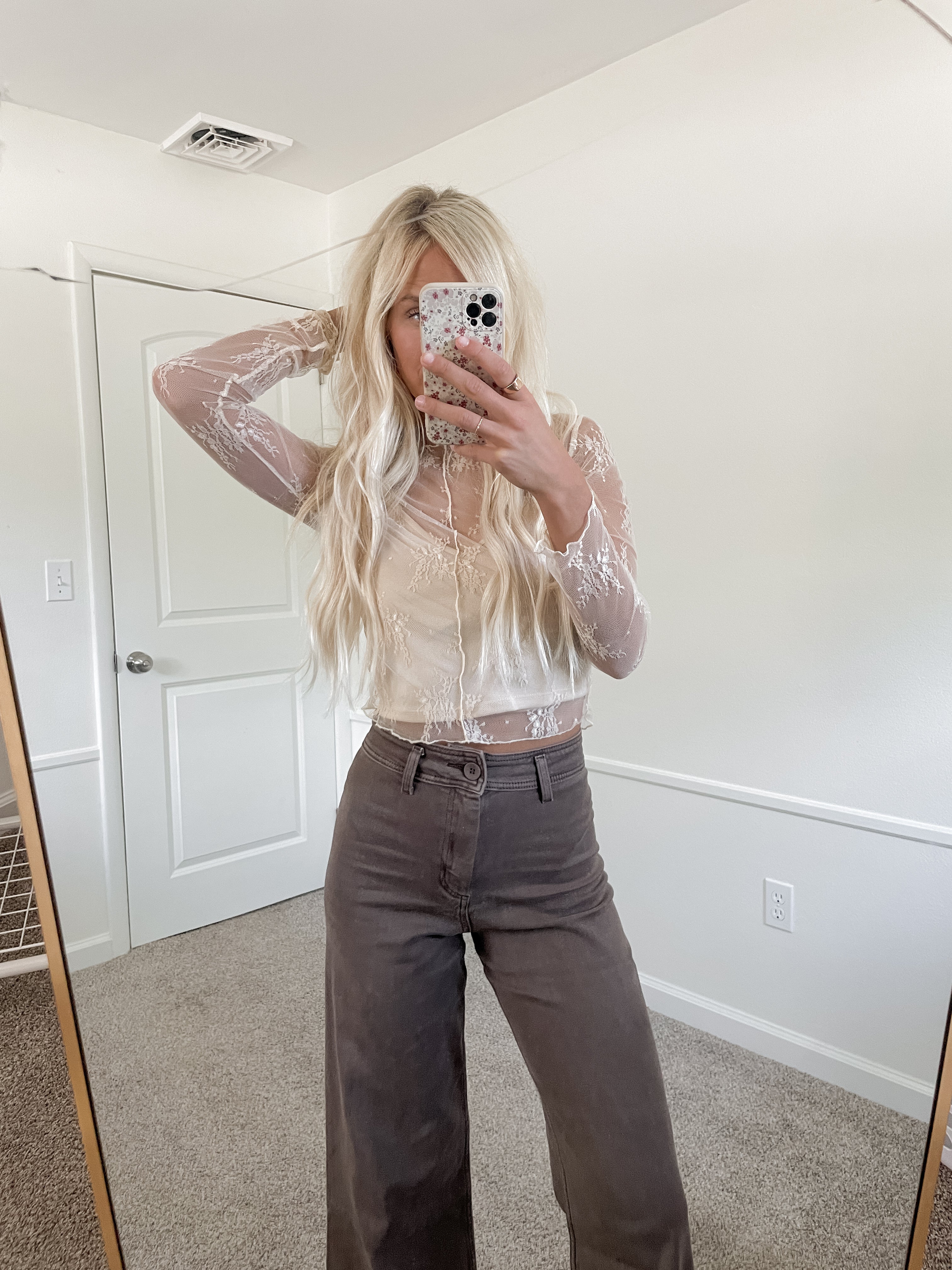 Oaklynn Cream Lace Top