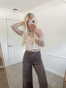 Oaklynn Cream Lace Top