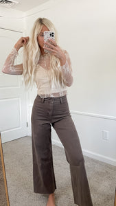 Oaklynn Cream Lace Top