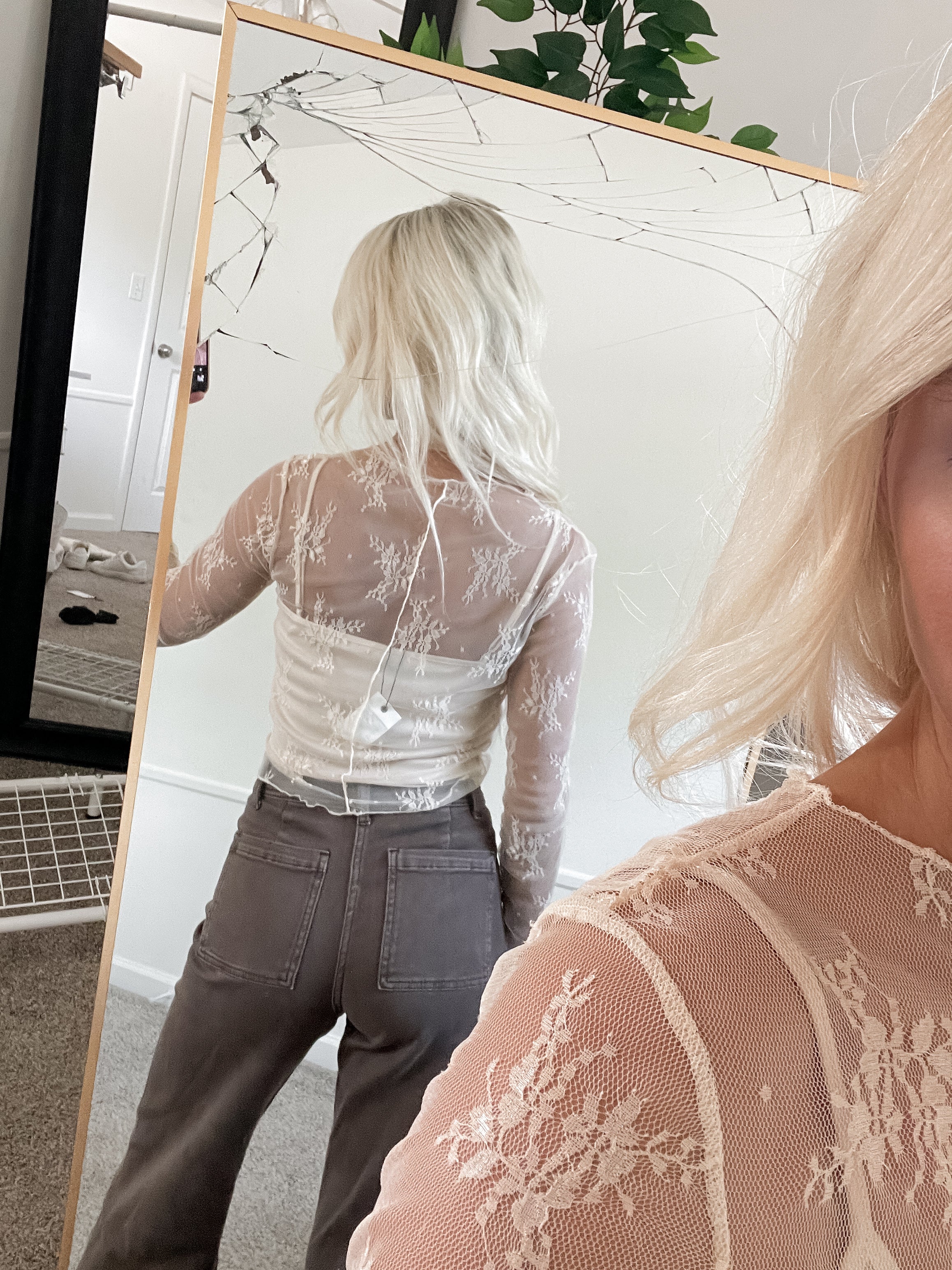 Oaklynn Cream Lace Top