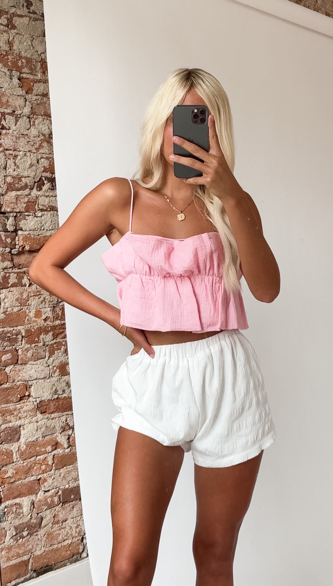 Cameron Frill Crop Top