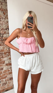 Cameron Frill Crop Top