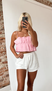 Cameron Frill Crop Top