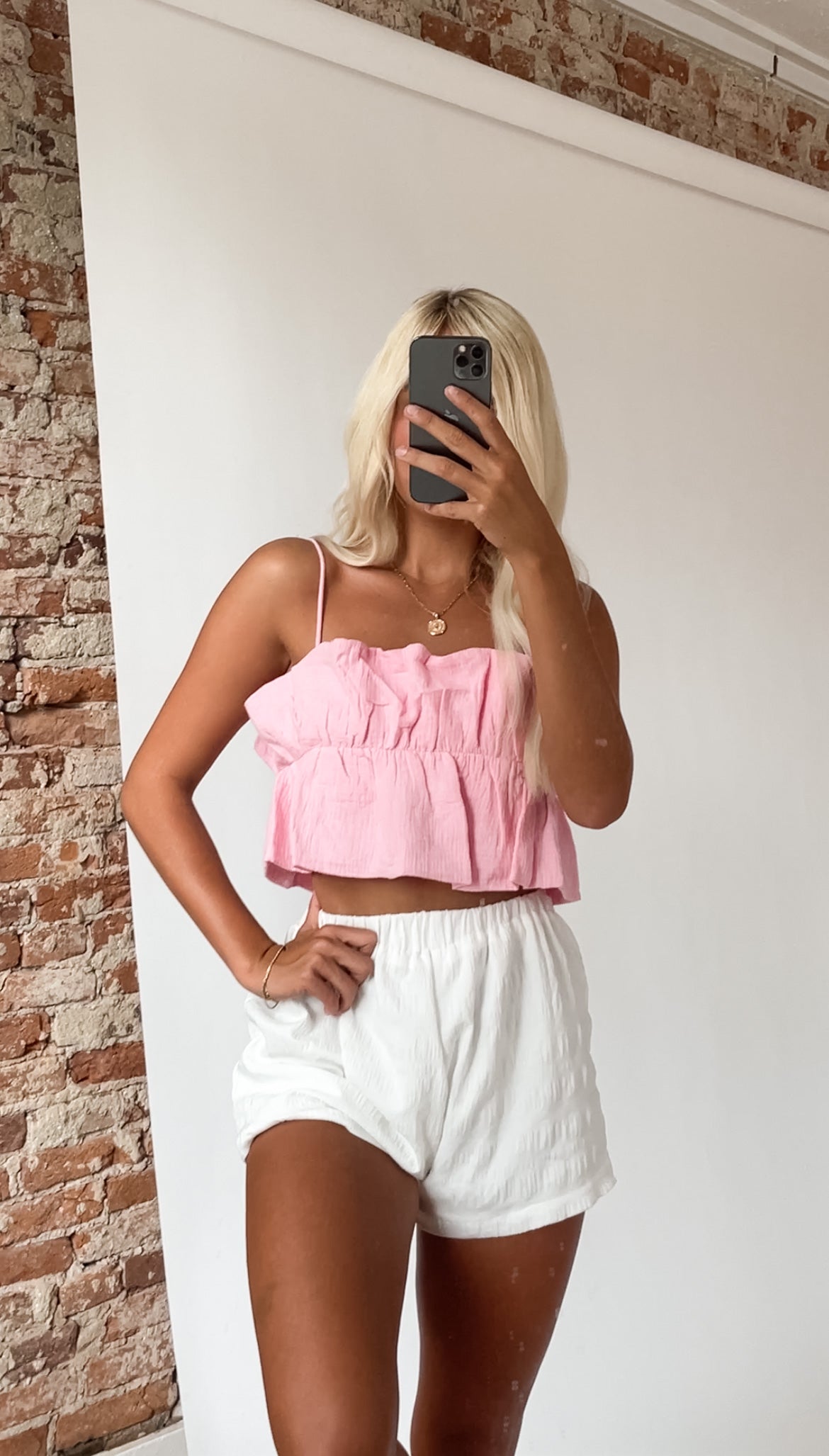 Cameron Frill Crop Top