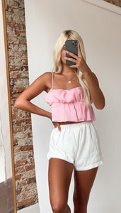 Cameron Frill Crop Top