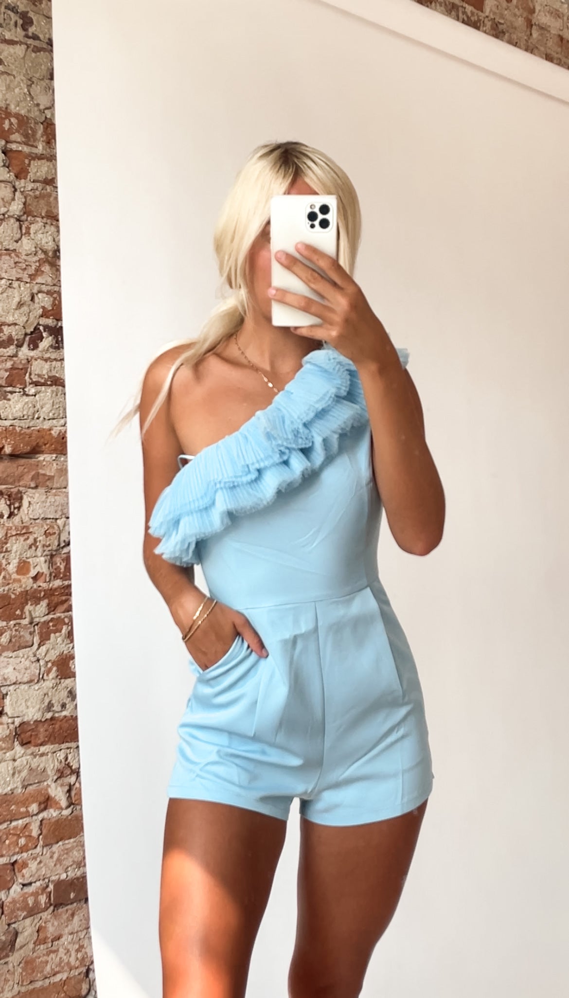 Lilly One Shoulder Romper