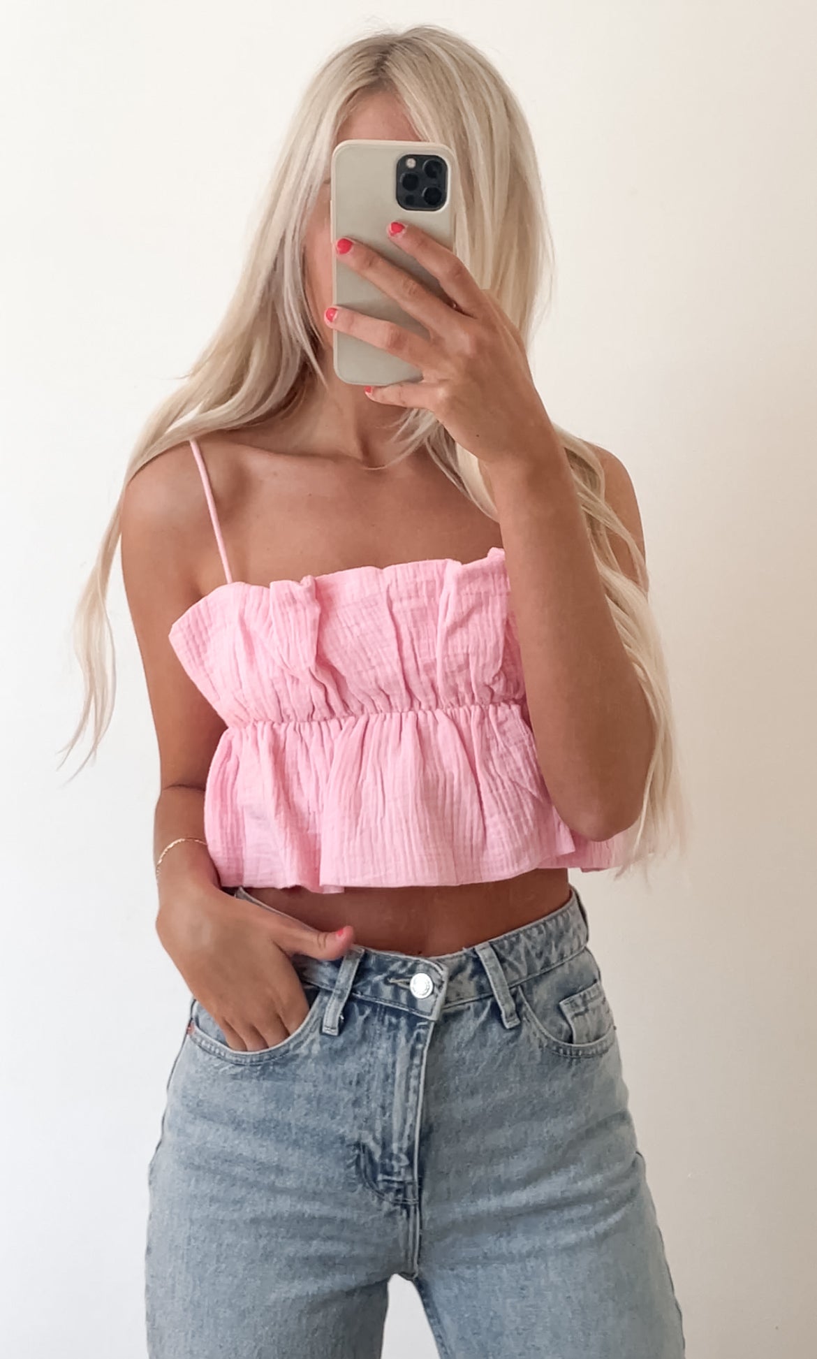 Cameron Frill Crop Top