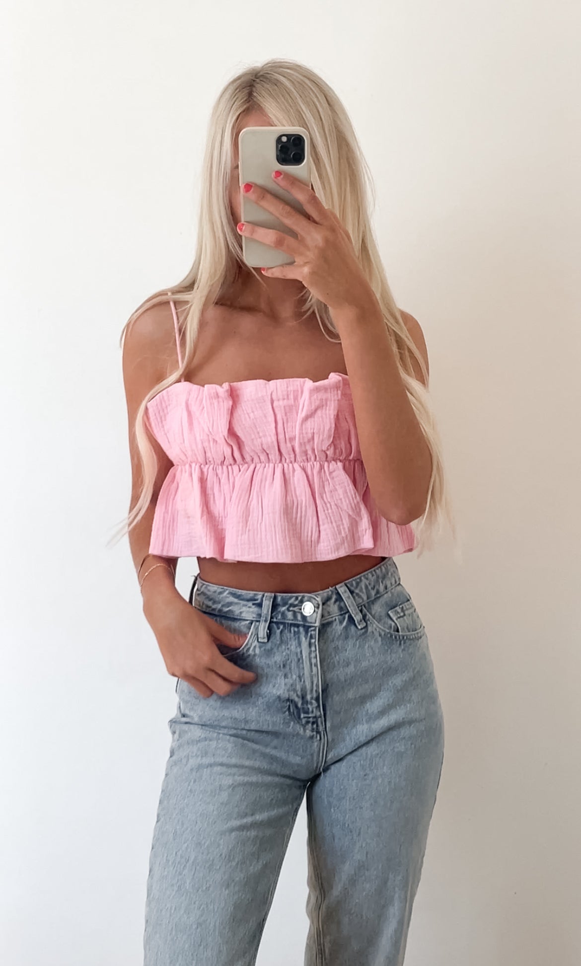 Cameron Frill Crop Top