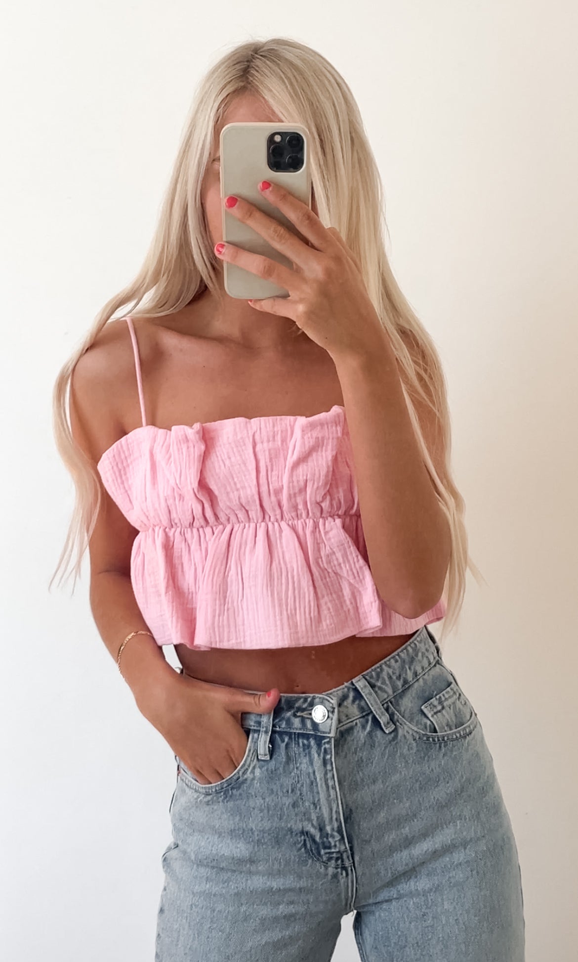 Cameron Frill Crop Top