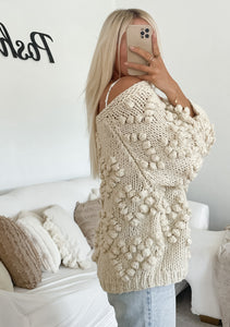Pom Pom Sweater Cardigan