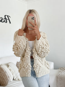 Pom Pom Sweater Cardigan
