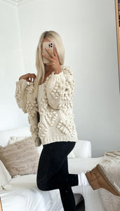 Pom Pom Sweater Cardigan