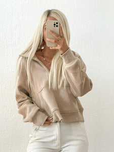 Ryker Pullover In Oat