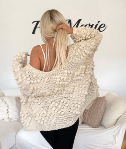 Pom Pom Sweater Cardigan