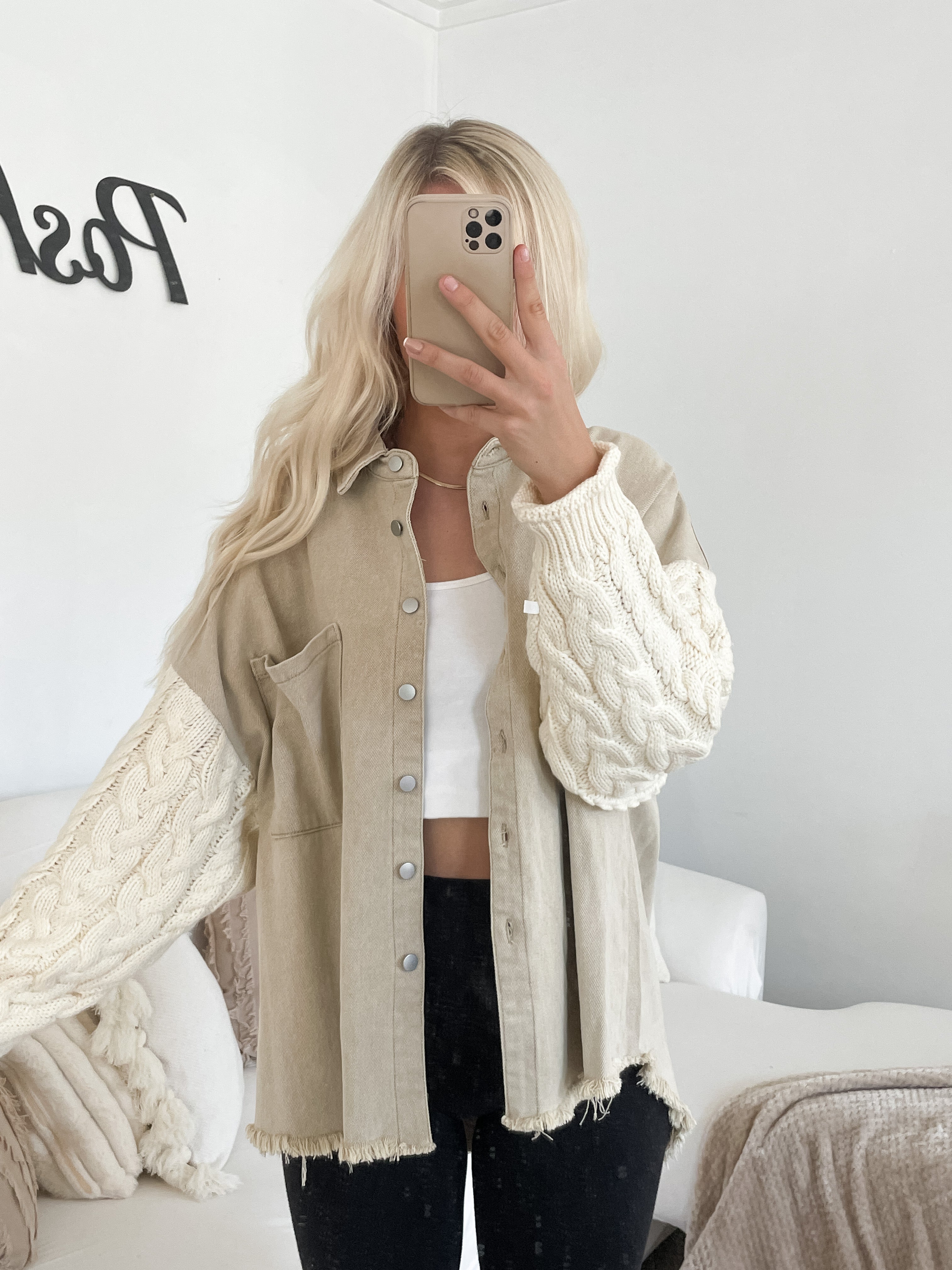 Sweater Sleeve Jacket