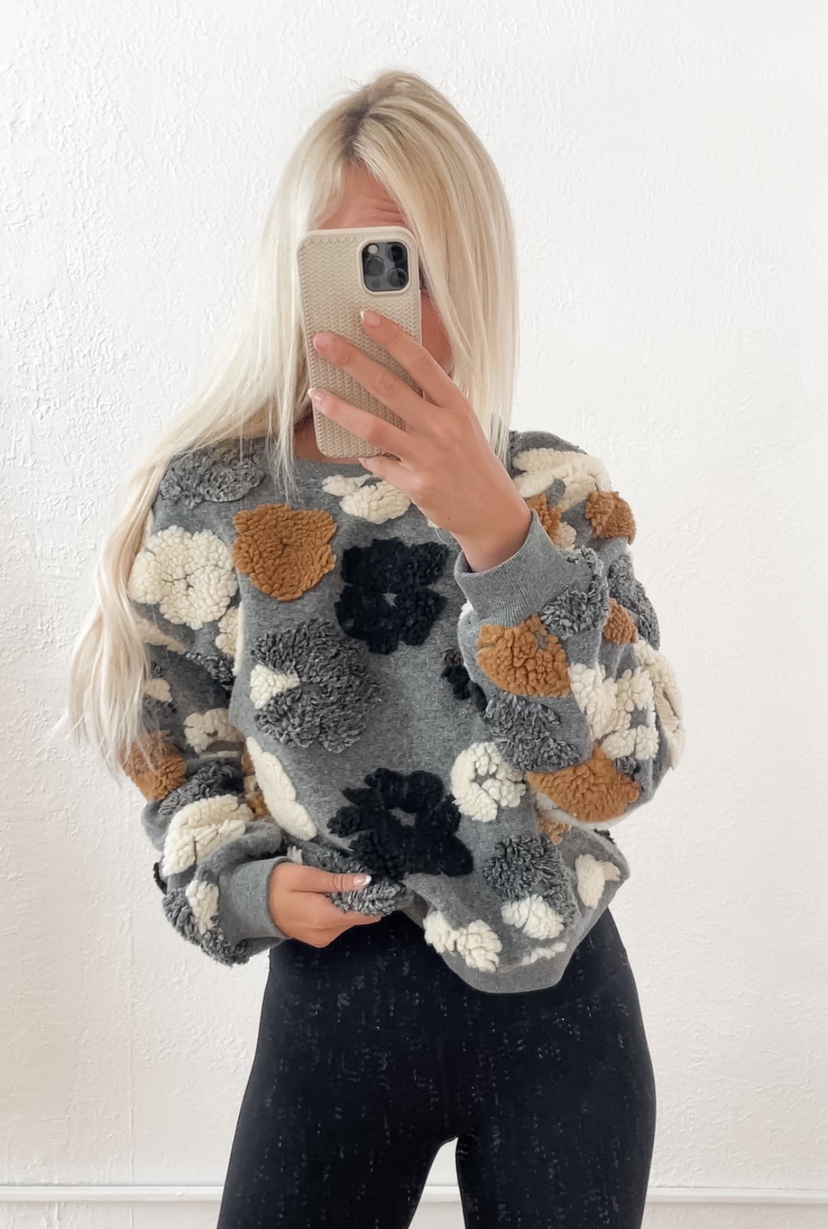 Flower Crewneck Sweater