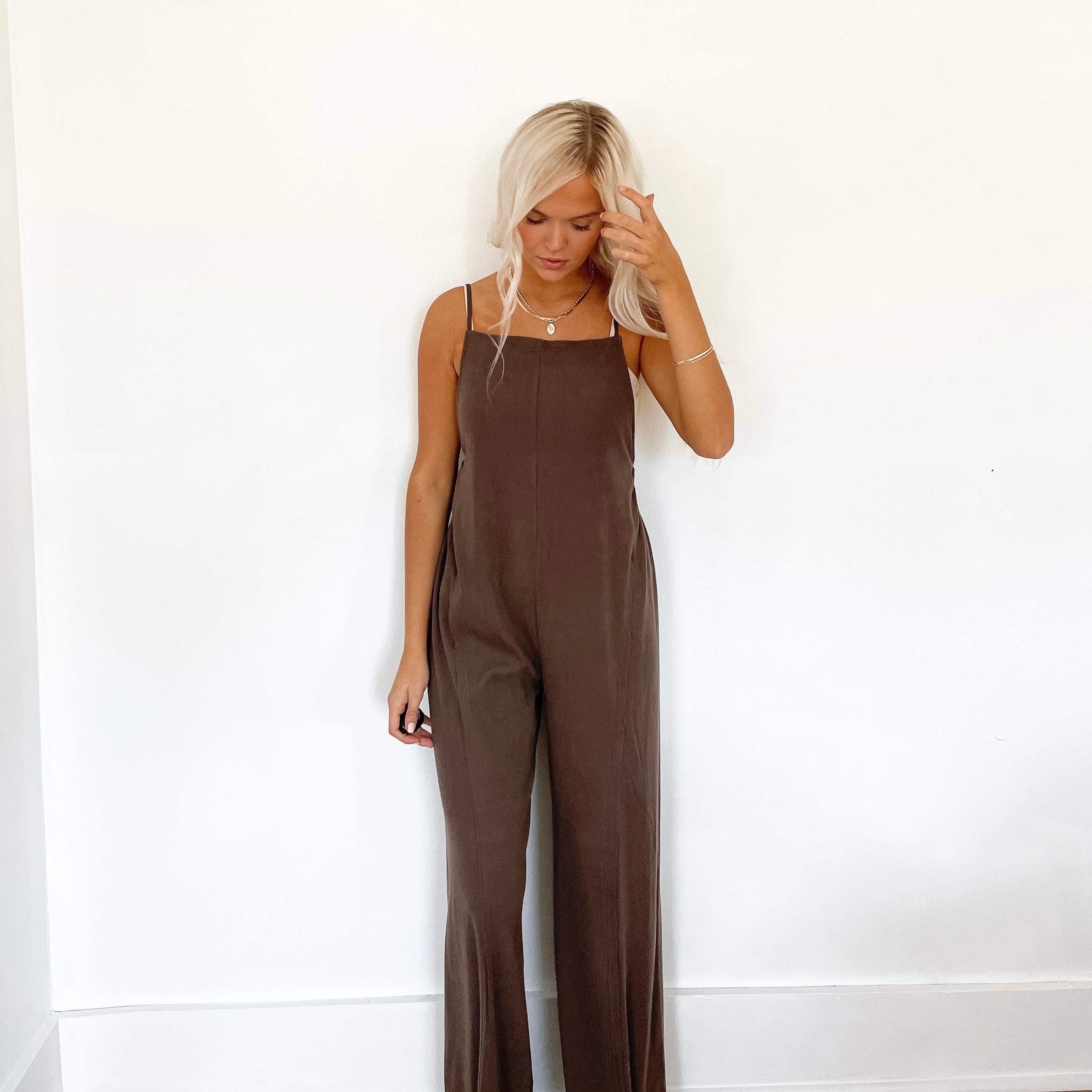 Casual Wide Leg Overalls