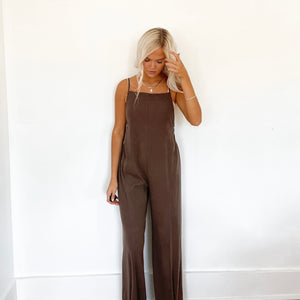 Casual Wide Leg Overalls