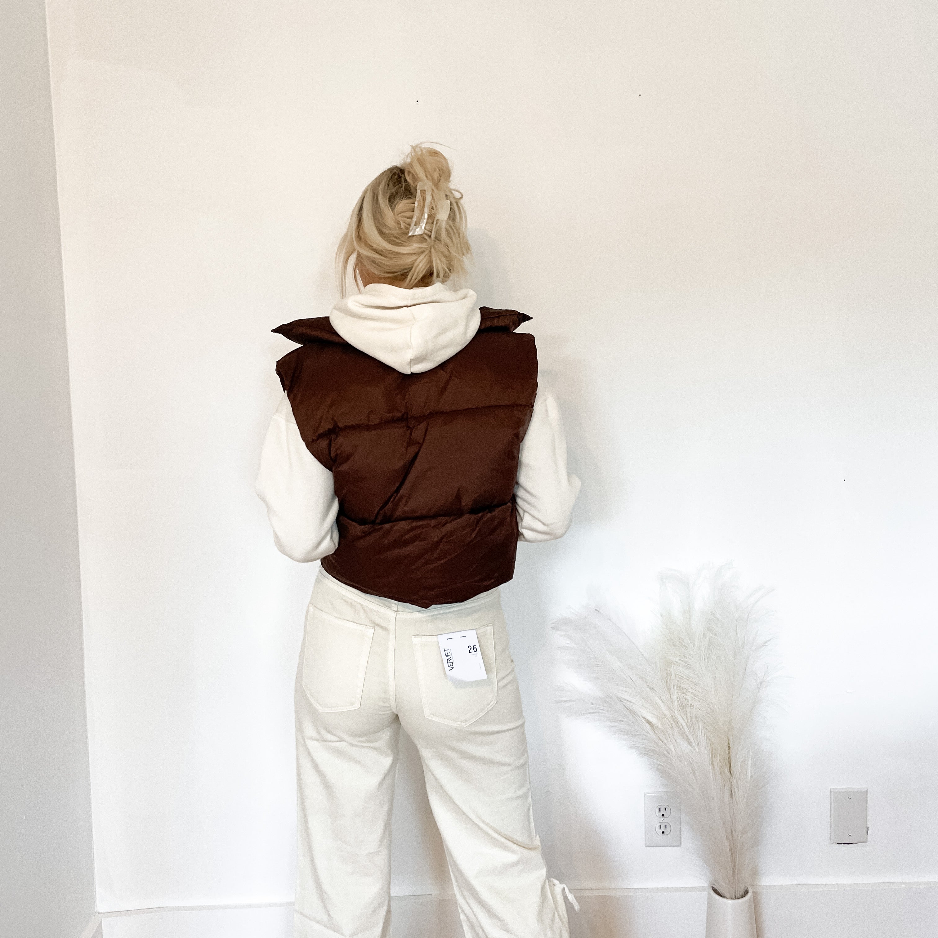 Coffee Puffer Vest