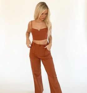 Rust Cargo Pants