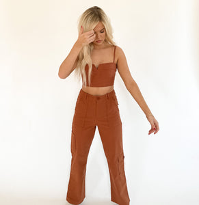 Rust Cargo Pants