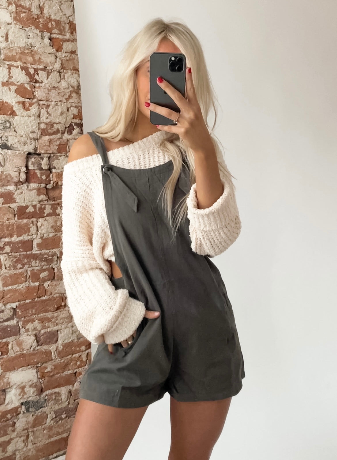 Lenna Overall Romper