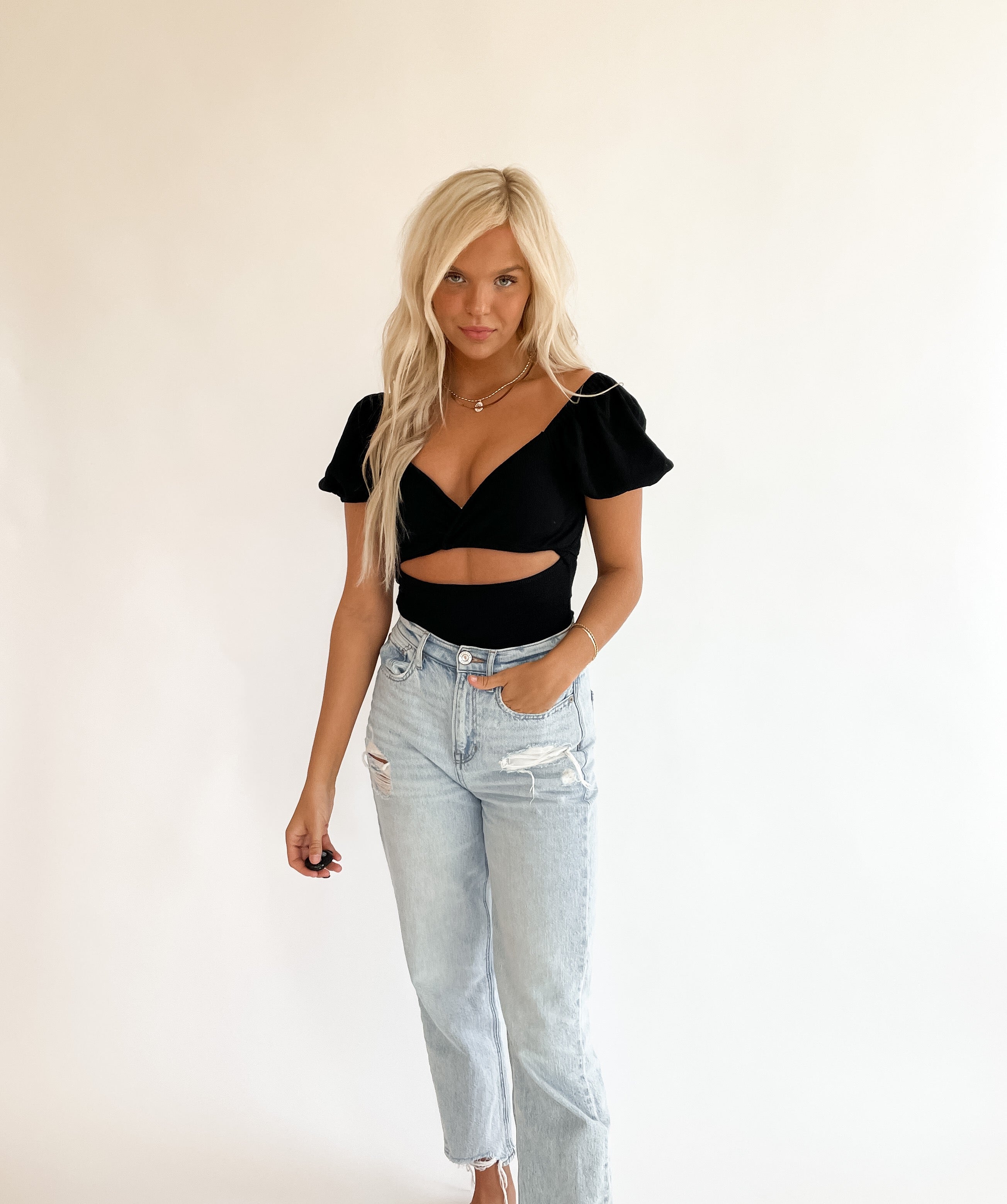Night Owl Cut Out top