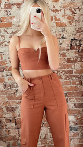 Rust Cargo Pants