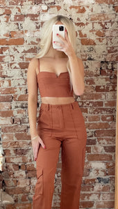Rust Cargo Pants