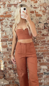 Rust Cargo Pants