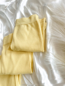 Yellow Biker Shorts