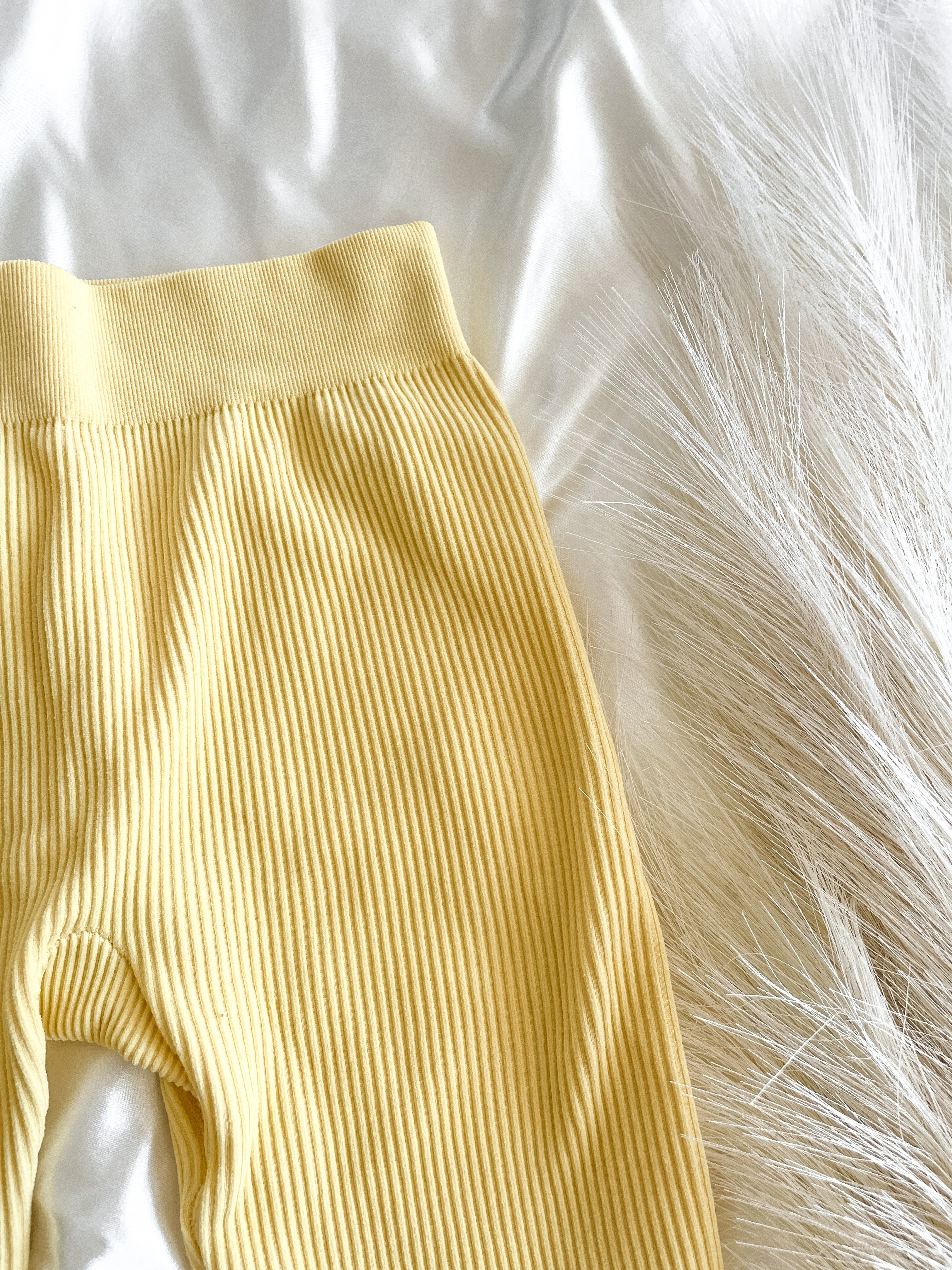 Yellow Biker Shorts