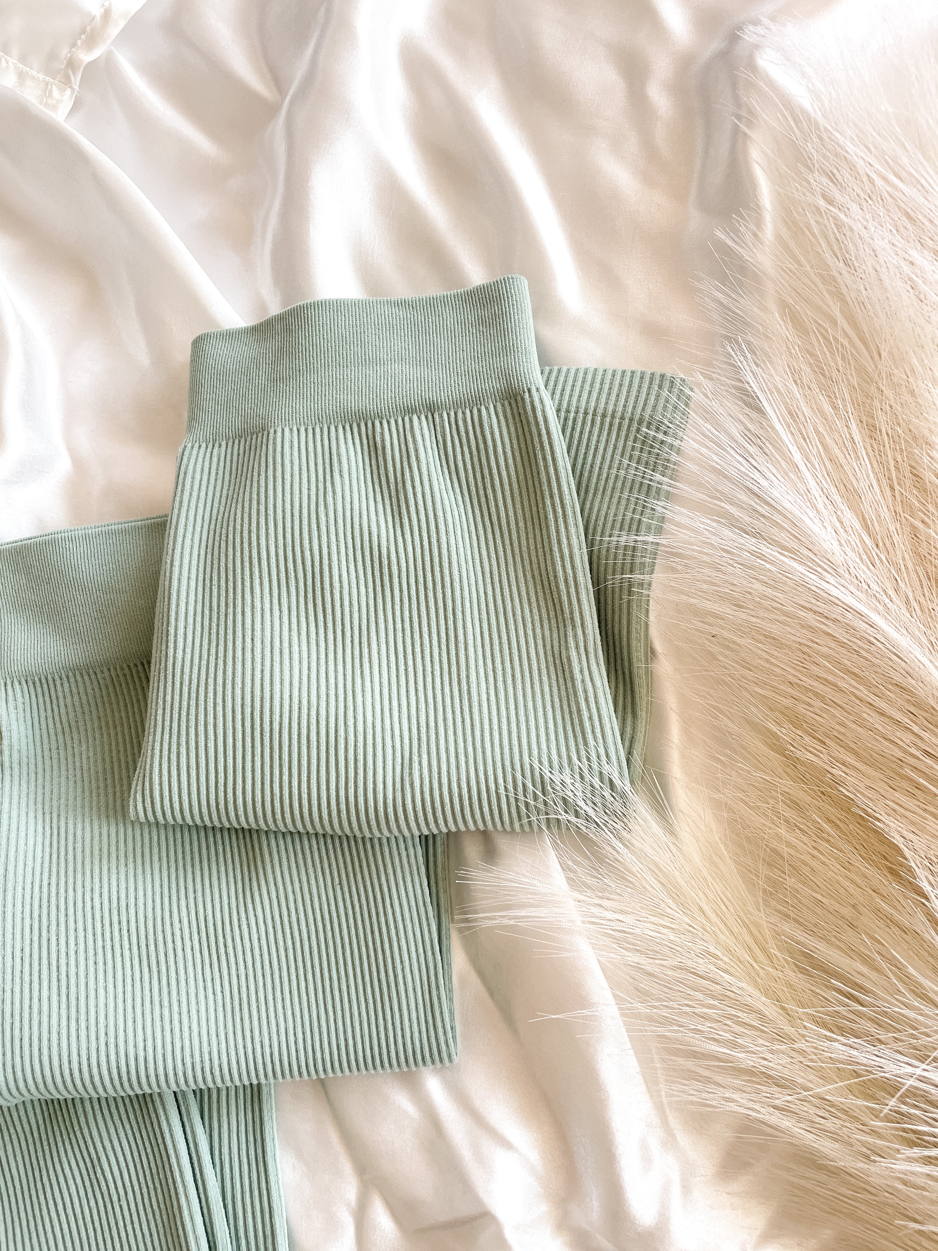 Mint Blue Biker Shorts